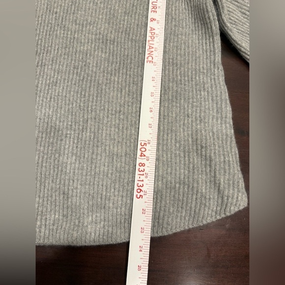 NWT Soft Surroundings Calanthe Cashmere Pullover Heather Gray Size XS $180.00 - Picture 13 of 14